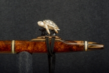 Brazilian Rosewood Burl Native American Flute, Minor, Mid A-4, #R5D (13)